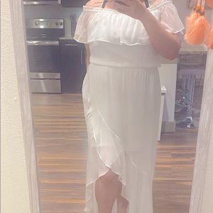 Sheer / semi- see through/ off the shoulder